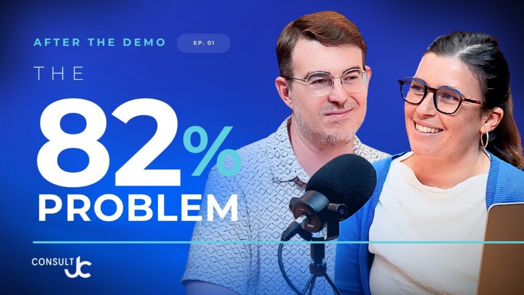 After the Demo podcast episode 1: The 82% Problem, with Christie and Jordan