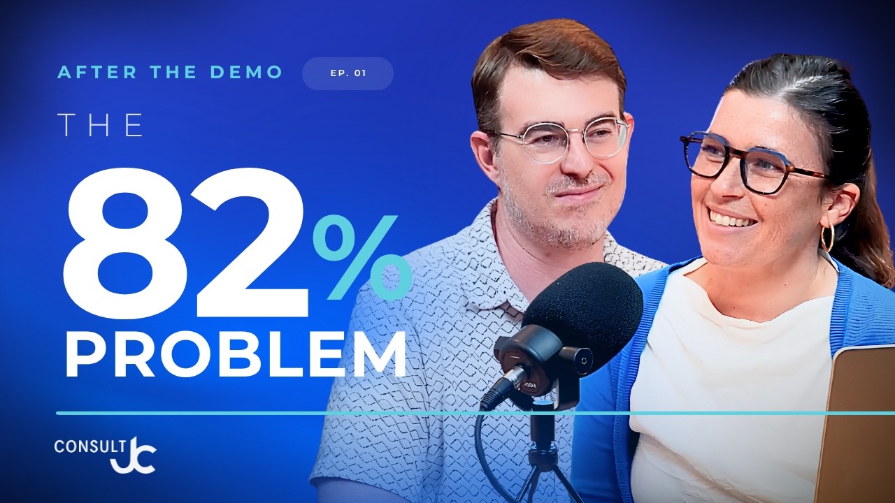 After the Demo podcast episode 1: The 82% Problem, with Christie and Jordan